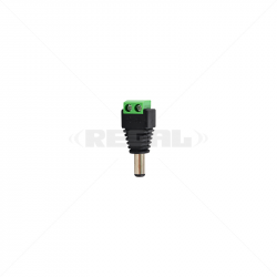 DC Plug incl Terminal Connector Block - Male