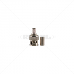 BNC - Crimp Plug 6mm Male