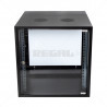 12U Swingframe Wallbox - 600mm Deep Incl Fan and 5-Way 3m Power Lead