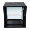 12U Swingframe Wallbox - 600mm Deep Incl Fan and 5-Way 3m Power Lead