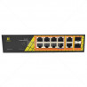 Genata 8 Port Gigabit PoE + 2 Gb TP + 2 Gb SFP Uplink Switch