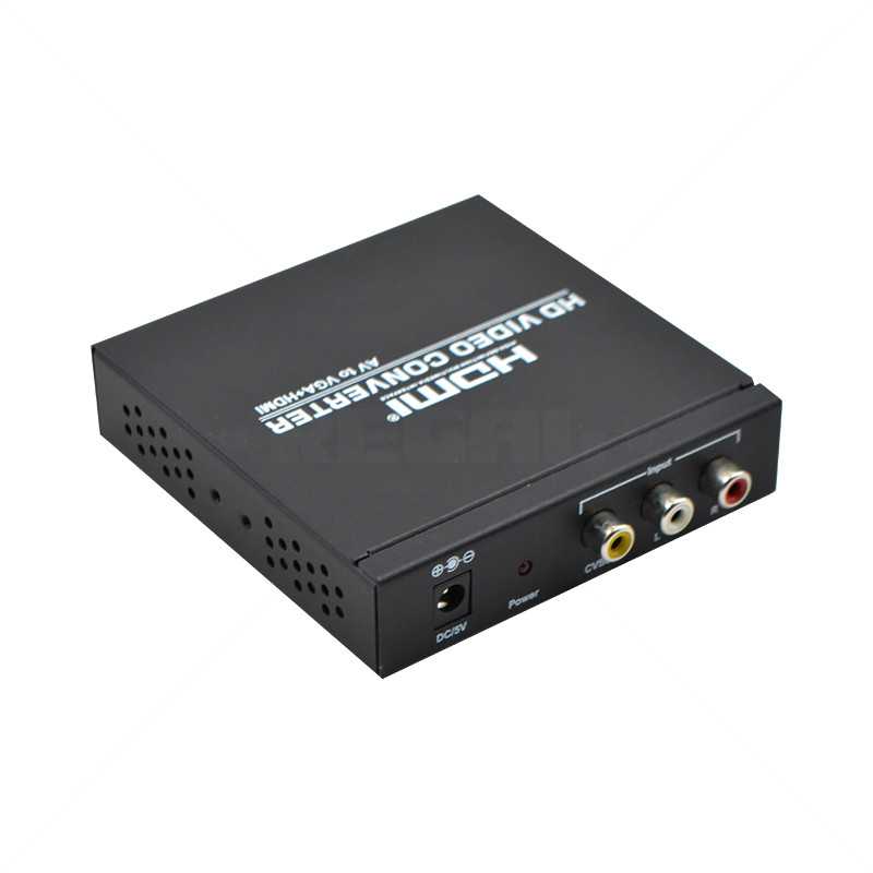 Converter - CCTV AV to VGA and HDMI Converter - CCTV AV to VGA and HDMI