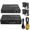 VGA Extender with Audio via CAT5e/6 Cable up to 100m