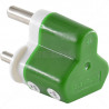 Clearline Protection Mains 16A Standard Plug LED Green