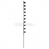 Nemtek Fence Pole  - 10Line Square Tube Jurassic  Galv Straight BB