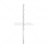Nemtek Fence Pole  - 6Line Flat Bar Galvanised Straight WB