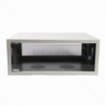4U Wall Box Swingframe (300mmx200mm Collar) excl Fan and Power (Grey)