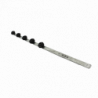 Nemtek Fence Pole - 5Line Flat Bar Galvanised BB