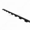 Nemtek Fence Pole  - 8Line SQ Tube Jurassic  Galv Angled PC BB