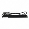 Cabinet 1U PDU 19" 10-Way 10A IEC Outlet incl On/Off Switch