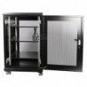 18U Floor Standing Cabinet 600 x 800mm 4 Fans 3 Shelves