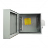 Cabinet 12U Wall Mount Outdoor 600x450mm IP55 Grey