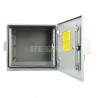 Cabinet 9U Wall Mount Outdoor 600x550mm IP55 Grey