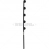 F/Pole - 5Line Flat Bar Black