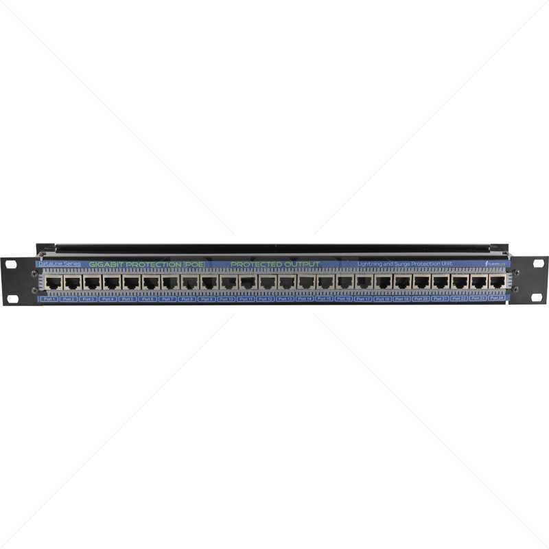 24 Channel Network Gigabit Surge Protector 10/100/1000Mbps PoE 24 Channel Network Gigabit Surge Protector 10/100/1000Mbps PoE