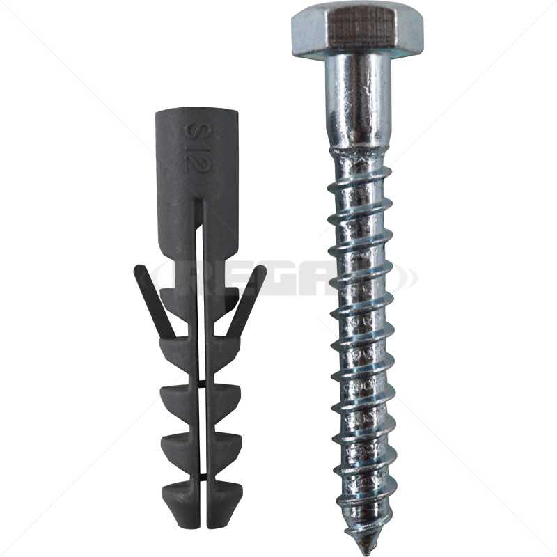 Coach Screw 10 x 75 x 12mm W/Plug / 25 Coach Screw 10 x 75 x 12mm W/Plug / 25