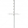 Fence Pole - 6Line Square Tube Straight White
