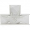 PVC - 16 x 25 Flat Tee - White