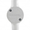 CONDUIT PVC - 25mm 2 way box - With Lid+Screw