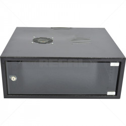 4U 500mm Solid Wall Box incl Fans and Power