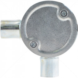 CONDUIT Bosal - 20mm 2 Way Angle box - With Lid and screw