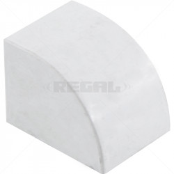 PVC - 40 x 40 Terminal End - White