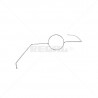 Electric Fence In-Line Earth Loop Heavy Galv